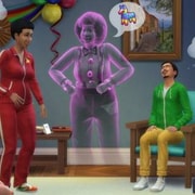 Запись: Становится страшно: в The Sims 4 появились призраки