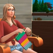 Запись: Навык вязания в «The Sims 4 Нарядные нитки»