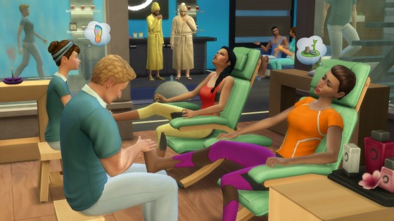 the sims 4 массаж