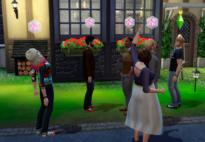 клубные иконки the sims 4 веселимся вместе