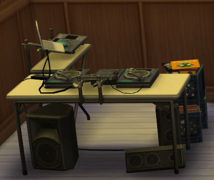 пульт диджея симс 4