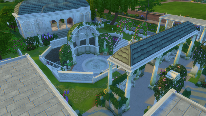 the sims 4 романтический сад заповедник