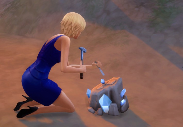 поиск-расписных-яиц-the-sims-4-разбивание-камней