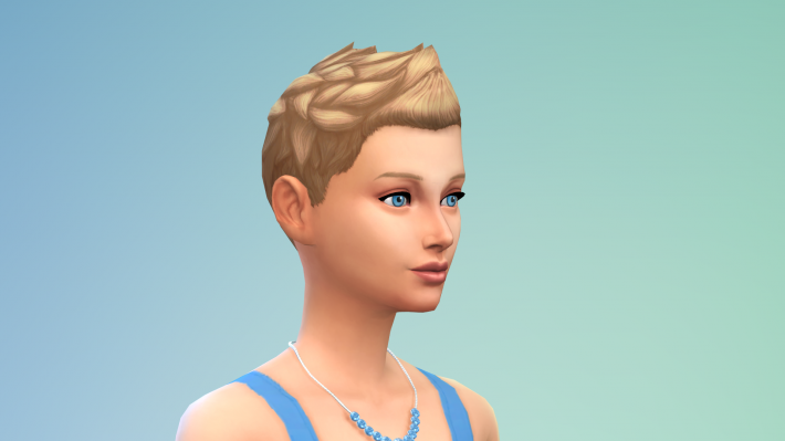 1 унисекс прическа the sims 4