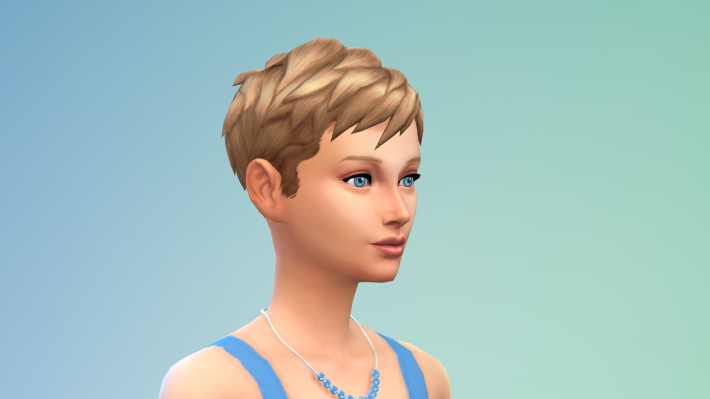 2 унисекс прическа the sims 4