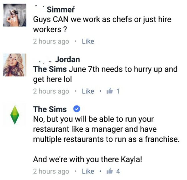 официальная страница игры о работе шеф-поваром