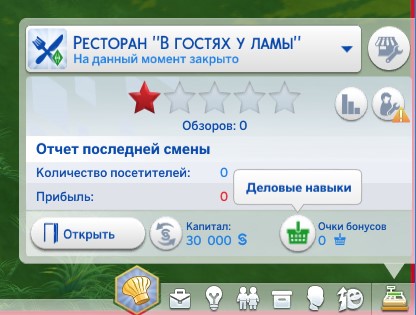 the sims 4 в ресторане бонусы