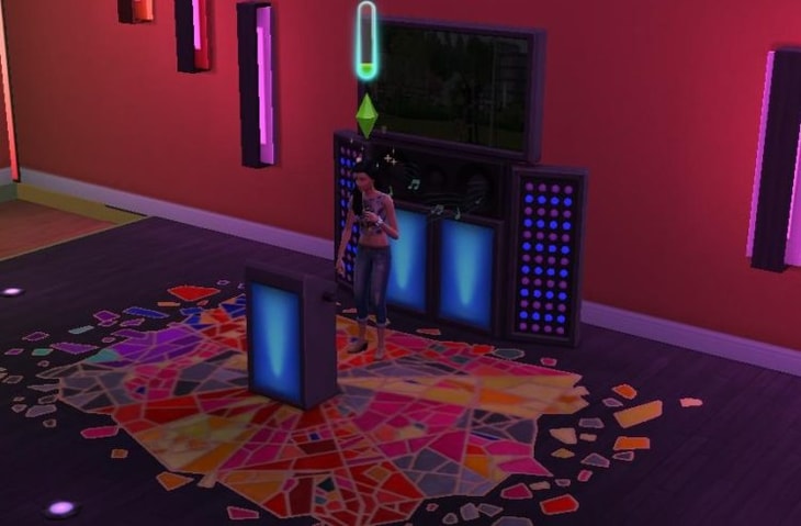 изучение навык пения за проигрывателем караоке