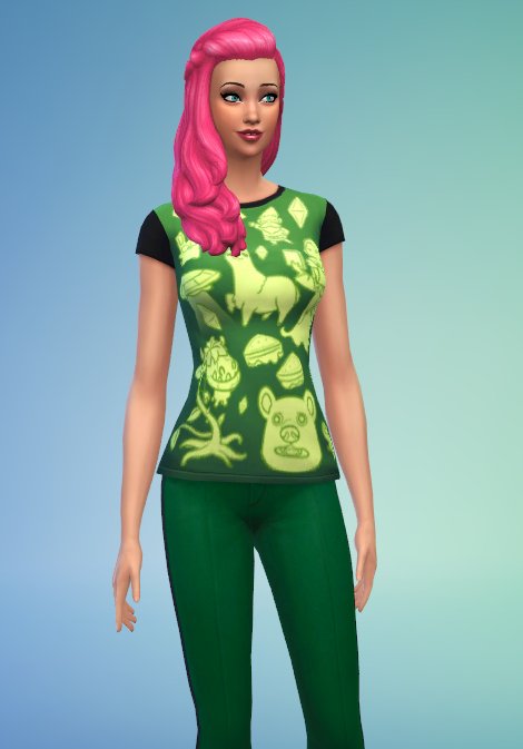 Футболка в честь 17-летия серии The Sims