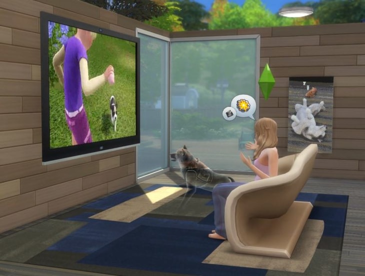 собака призрак симс 4