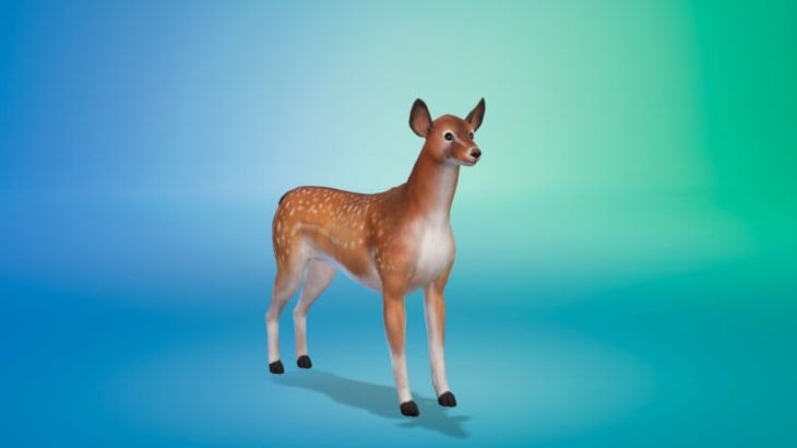 воссозданная в симс 4 лань