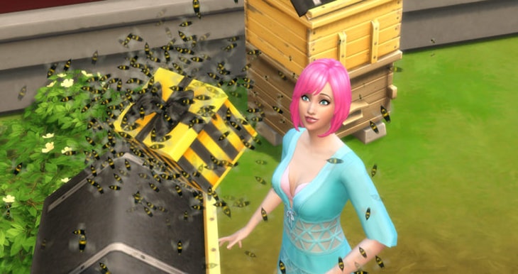 пчелы с подарком