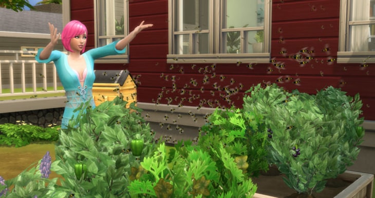 пчелы опыляют растения