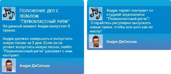 положение дел с лейблом