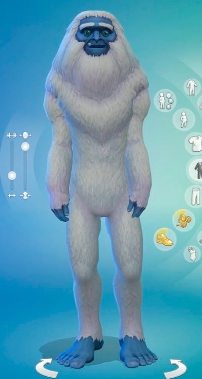 набор праздничный наряд снежного человека йети