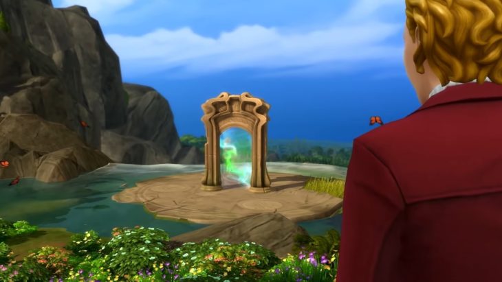 симс 4 мир магии портал