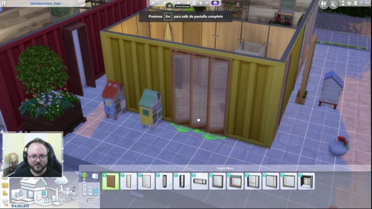 Произвольное размещение окон и дверей