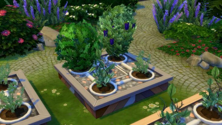 the sims 4 новые садовые горшки