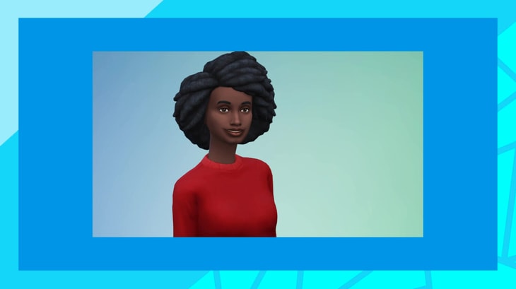 новая прическа скриншот 2 со стрима симс 4
