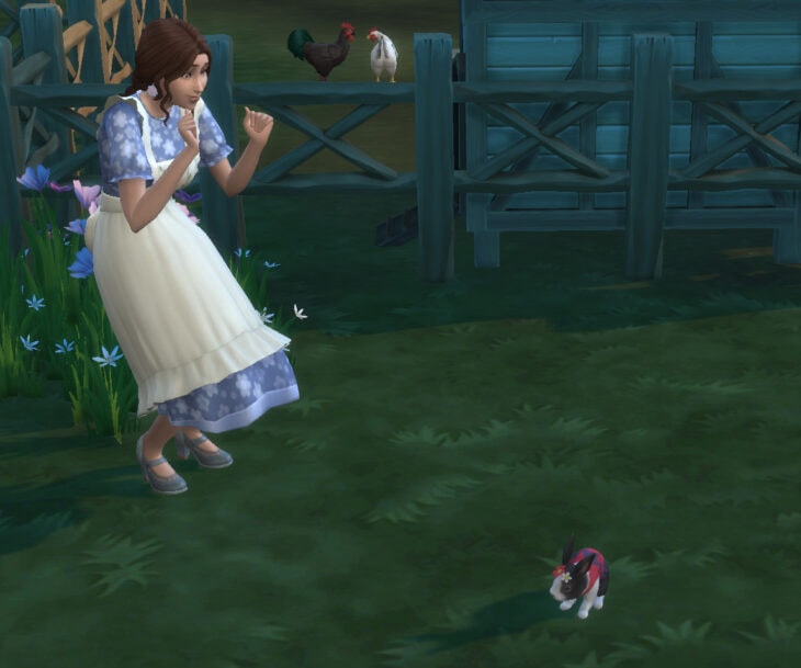 симс 4 загородная жизнь одежда для кролика