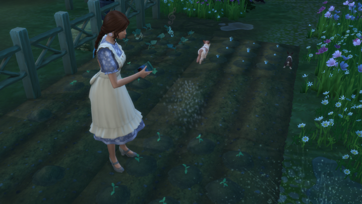 симс 4 загородная жизнь удобрения для крупных культур