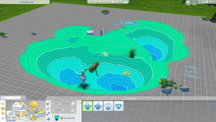 карта глубины