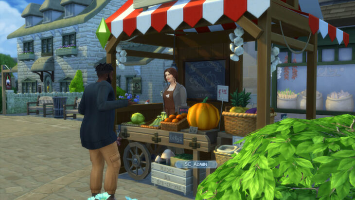 продуктовый киоск симс 4