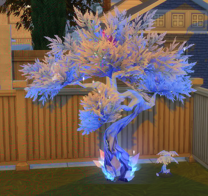 the sims 4 кристаллическое дерево из самоцветов