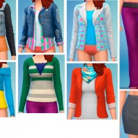 Одежда, прически и объекты каталога The Sims 4 «Классная кухня»